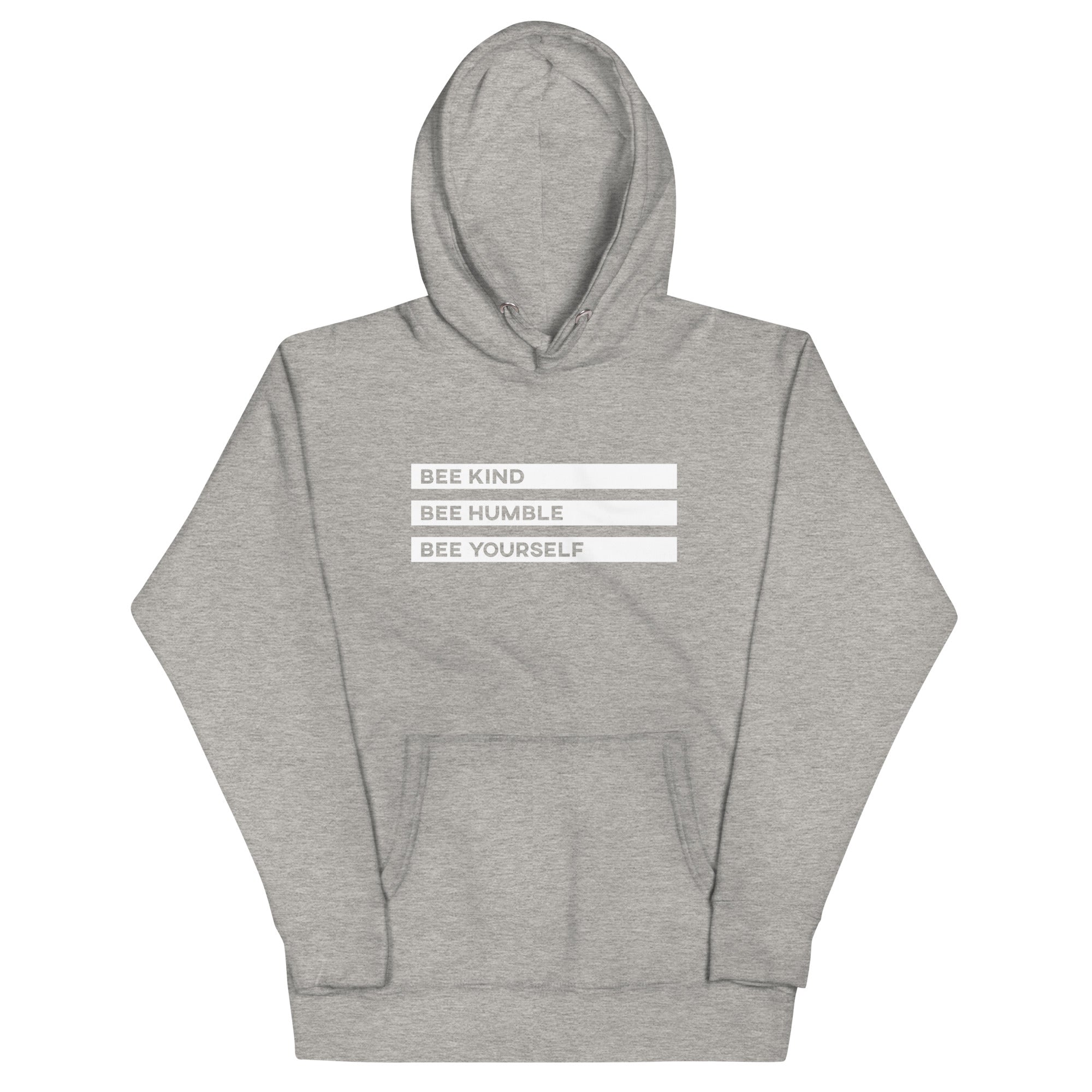 BEE YOURSELF Premium Hoodie - Carbon Grey / S - Carbon Grey / M - Carbon Grey / L - Carbon Grey / XL - Carbon Grey / 2XL - Carbon Grey / 3XL