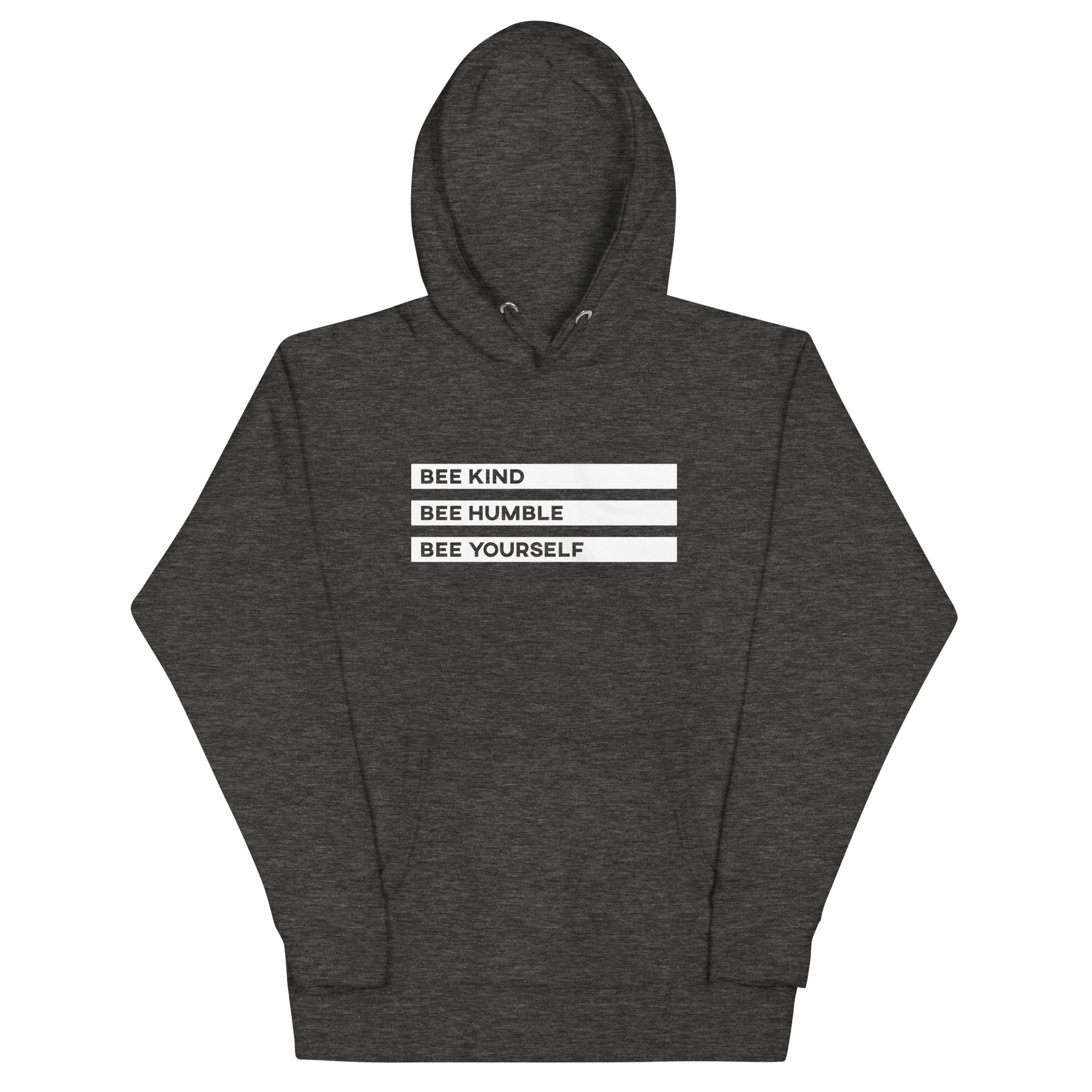 BEE YOURSELF Premium Hoodie - Charcoal Heather / S - Charcoal Heather / M - Charcoal Heather / L - Charcoal Heather / XL - Charcoal Heather / 2XL - Charcoal Heather / 3XL