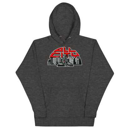 ALL CITY Records Hoodie - Charcoal Heather / S - Charcoal Heather / M - Charcoal Heather / L - Charcoal Heather / XL - Charcoal Heather / 2XL - Charcoal Heather / 3XL