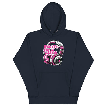 BEATS FOR A CURE (remix) - Premium Hoodie - Navy Blazer / S - Navy Blazer / M - Navy Blazer / L - Navy Blazer / XL - Navy Blazer / 2XL - Navy Blazer / 3XL
