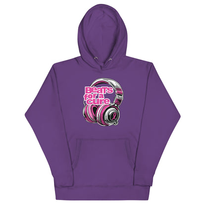 BEATS FOR A CURE (remix) - Premium Hoodie - Purple / S - Purple / M - Purple / L - Purple / XL - Purple / 2XL - Purple / 3XL