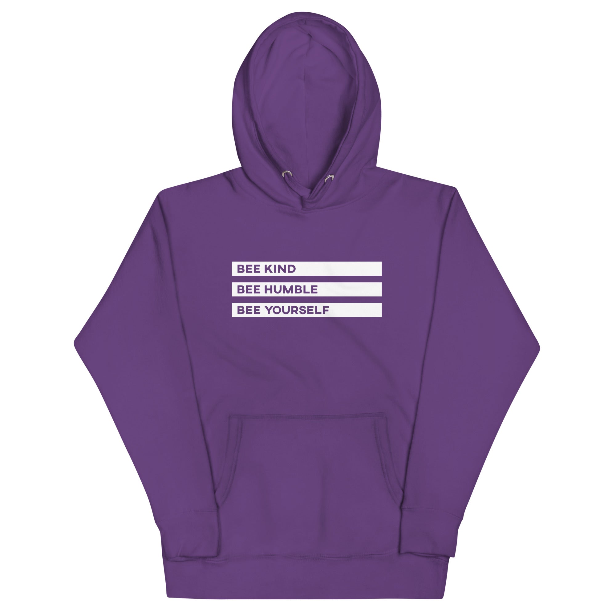 BEE YOURSELF Premium Hoodie - Purple / S - Purple / M - Purple / L - Purple / XL - Purple / 2XL - Purple / 3XL