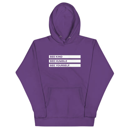 BEE YOURSELF Premium Hoodie - Purple / S - Purple / M - Purple / L - Purple / XL - Purple / 2XL - Purple / 3XL