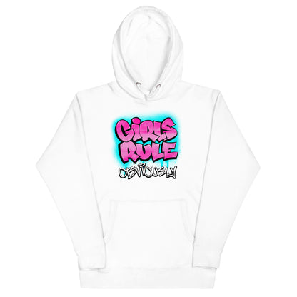 Girls Rule Obviously Adult Hoodie - Beats 4 Hope