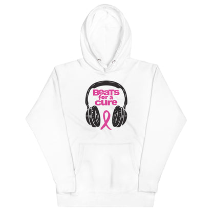 BEATS FOR A CURE - Premium Hoodie - White / S - White / M - White / L - White / XL - White / 2XL - White / 3XL