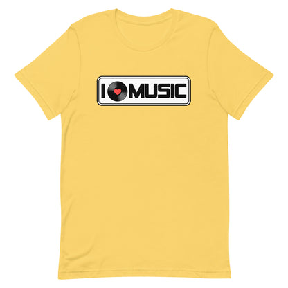 I LOVE MUSIC - Unisex t-shirt - Beats 4 Hope