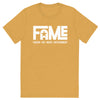 FAME Unisex Fitted T-Shirt - Mustard Triblend / XS - Mustard Triblend / S - Mustard Triblend / M - Mustard Triblend / L - Mustard Triblend / XL - Mustard Triblend / 2XL - Mustard Triblend / 3XL