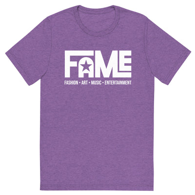 FAME Unisex Fitted T-Shirt - Purple Triblend / XS - Purple Triblend / S - Purple Triblend / M - Purple Triblend / L - Purple Triblend / XL - Purple Triblend / 2XL - Purple Triblend / 3XL