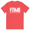 FAME Unisex Fitted T-Shirt - Red Triblend / XS - Red Triblend / S - Red Triblend / M - Red Triblend / L - Red Triblend / XL - Red Triblend / 2XL - Red Triblend / 3XL