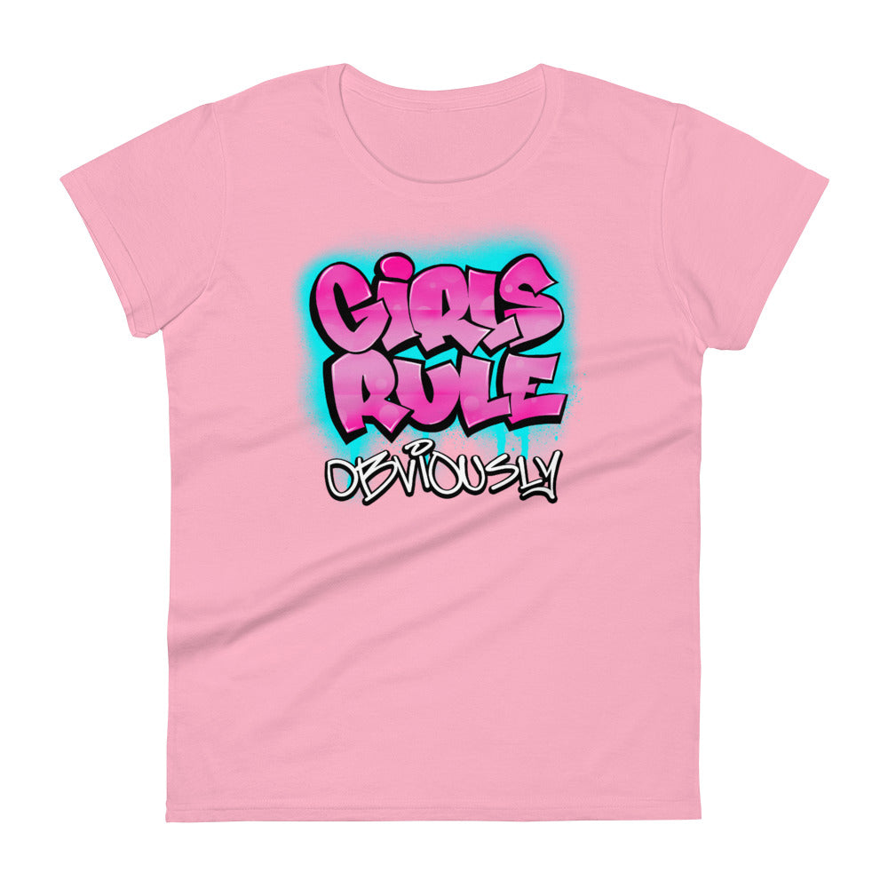 GIRLS RULE OBVIOUSLY - Women's T-Shirt - Beats 4 Hope