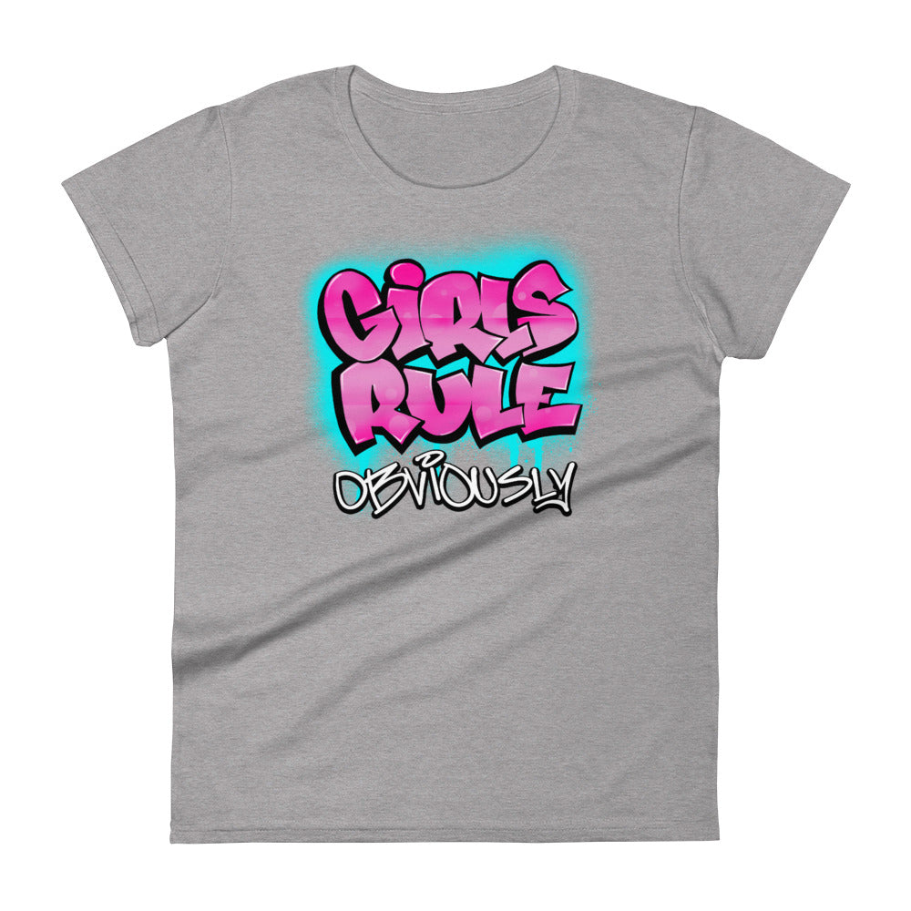 GIRLS RULE OBVIOUSLY - Women's T-Shirt - Beats 4 Hope