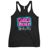 GIRLS RULE OBVIOUSLY Women's Racerback Tank - Vintage Black / XS - Vintage Black / S - Vintage Black / M - Vintage Black / L - Vintage Black / XL