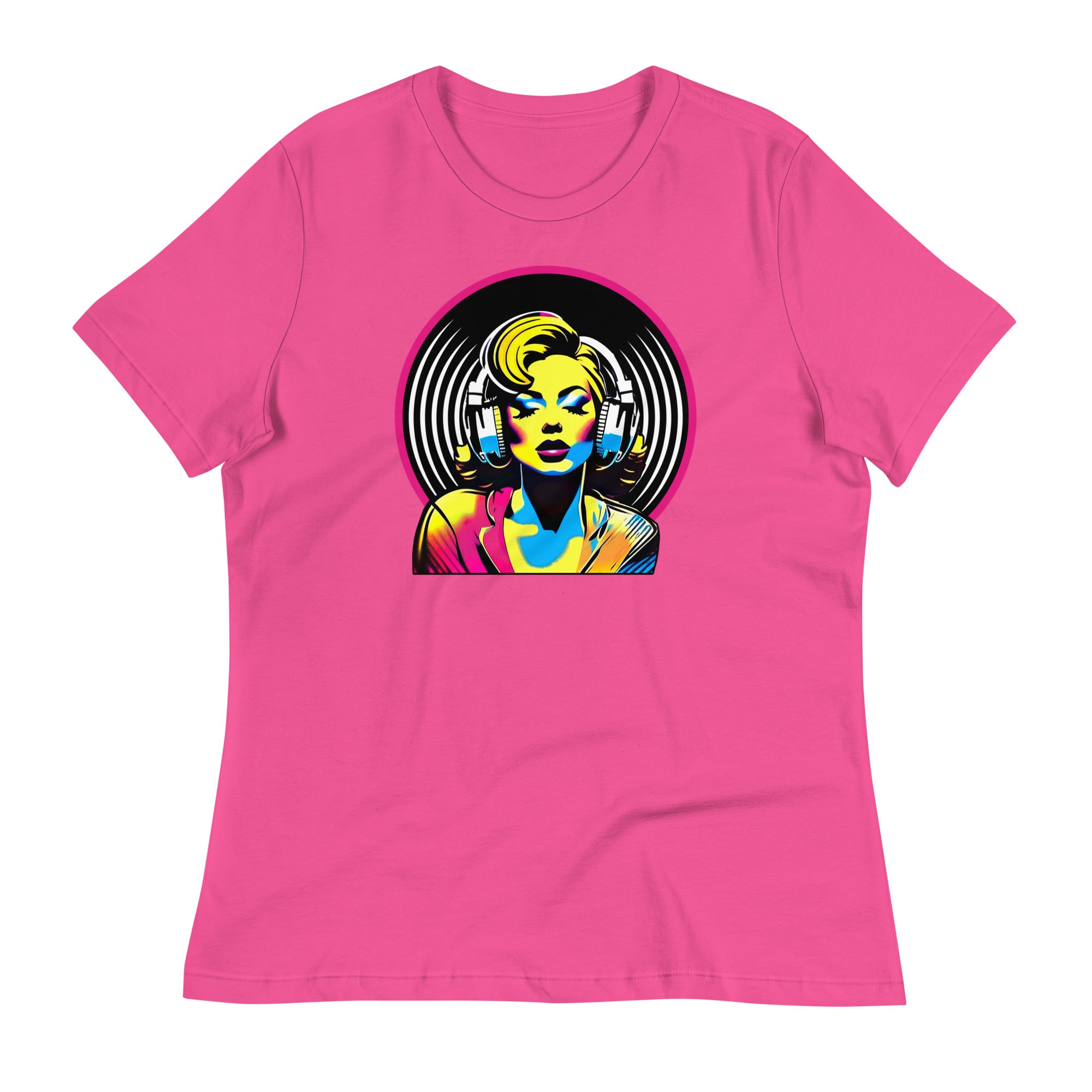 LOST IN MUSIC - Women's T-Shirt - Berry / S - Berry / M - Berry / L - Berry / XL - Berry / 2XL - Berry / 3XL