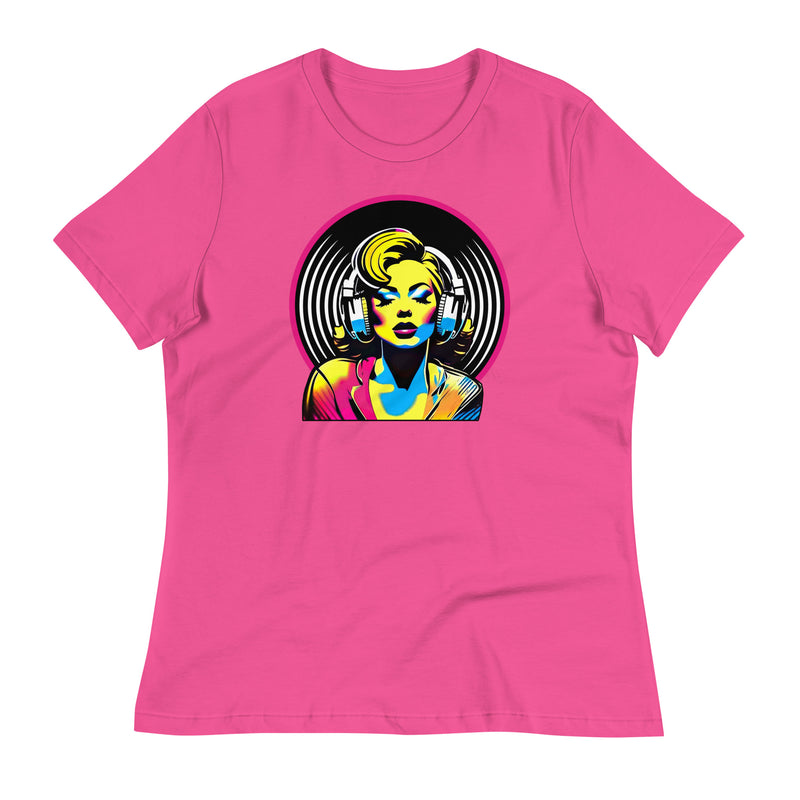 LOST IN MUSIC - Women's T-Shirt - Pink / S - Pink / M - Pink / L - Pink / XL - Pink / 2XL - Pink / 3XL