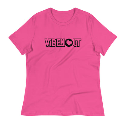 LOVE 2 VIBE Women's Relaxed T-Shirt - Berry / S - Berry / M - Berry / L - Berry / XL - Berry / 2XL - Berry / 3XL