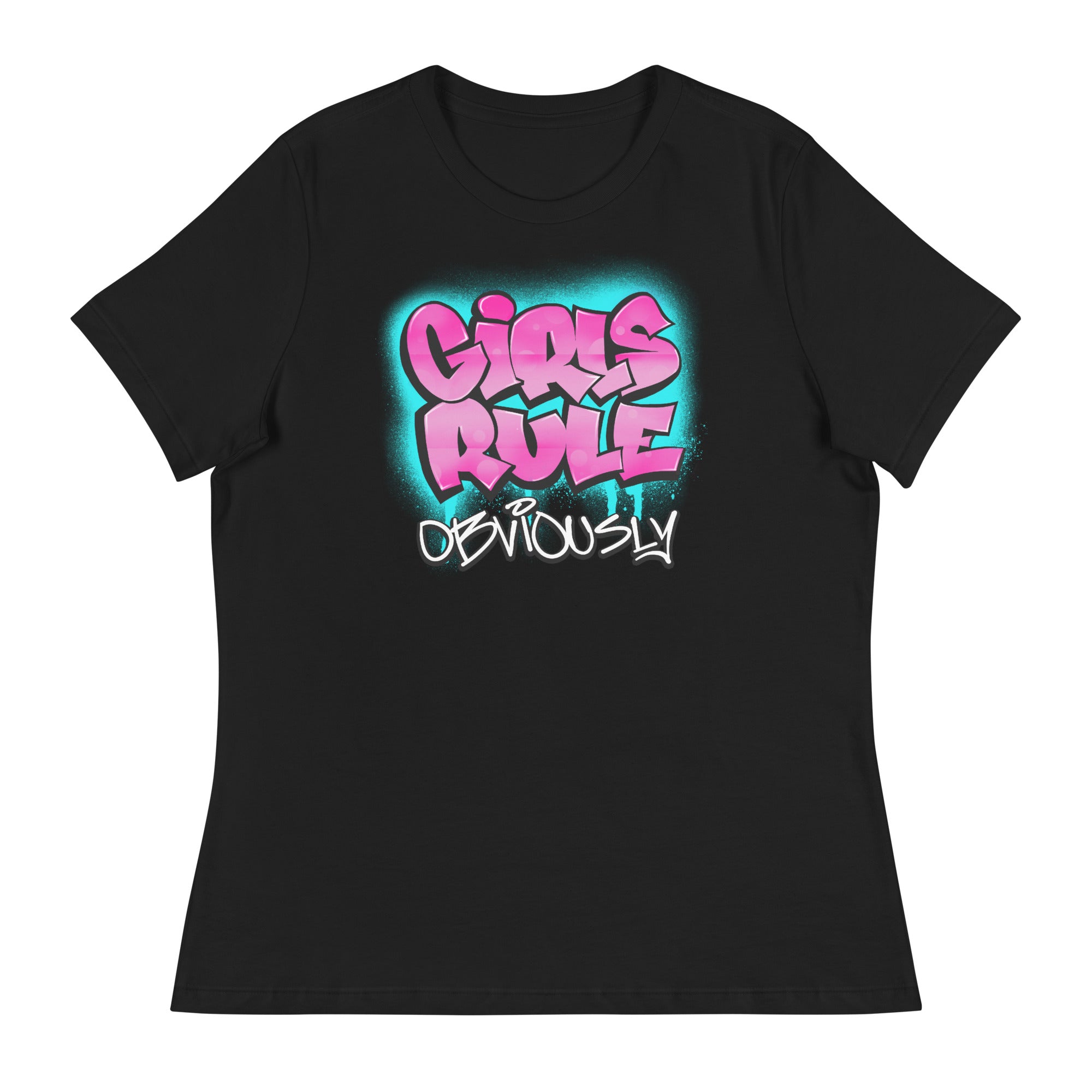 Girls Rule Obviously - Women's Relaxed T-Shirt - Beats 4 Hope