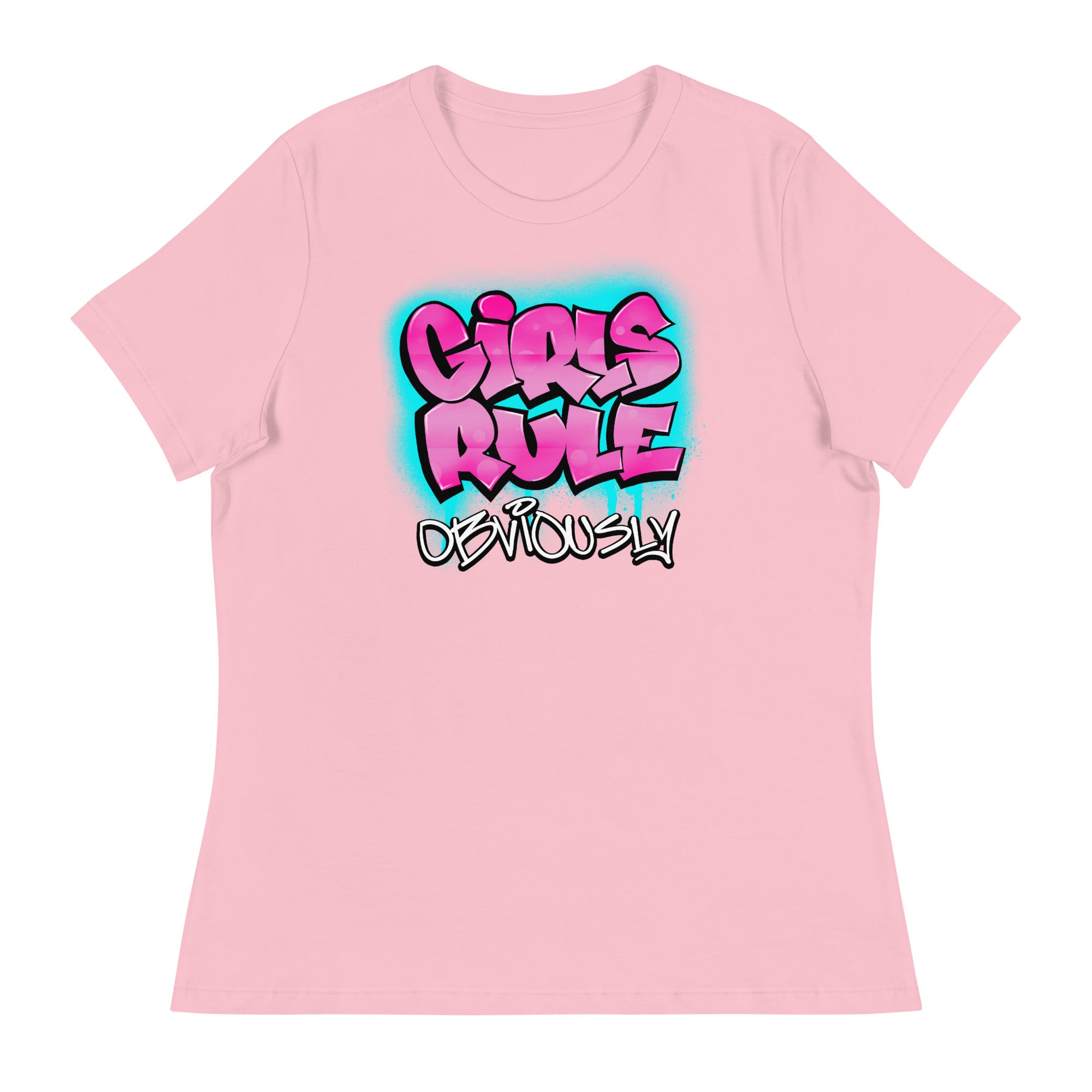 Girls Rule Obviously - Women's Relaxed T-Shirt - Beats 4 Hope