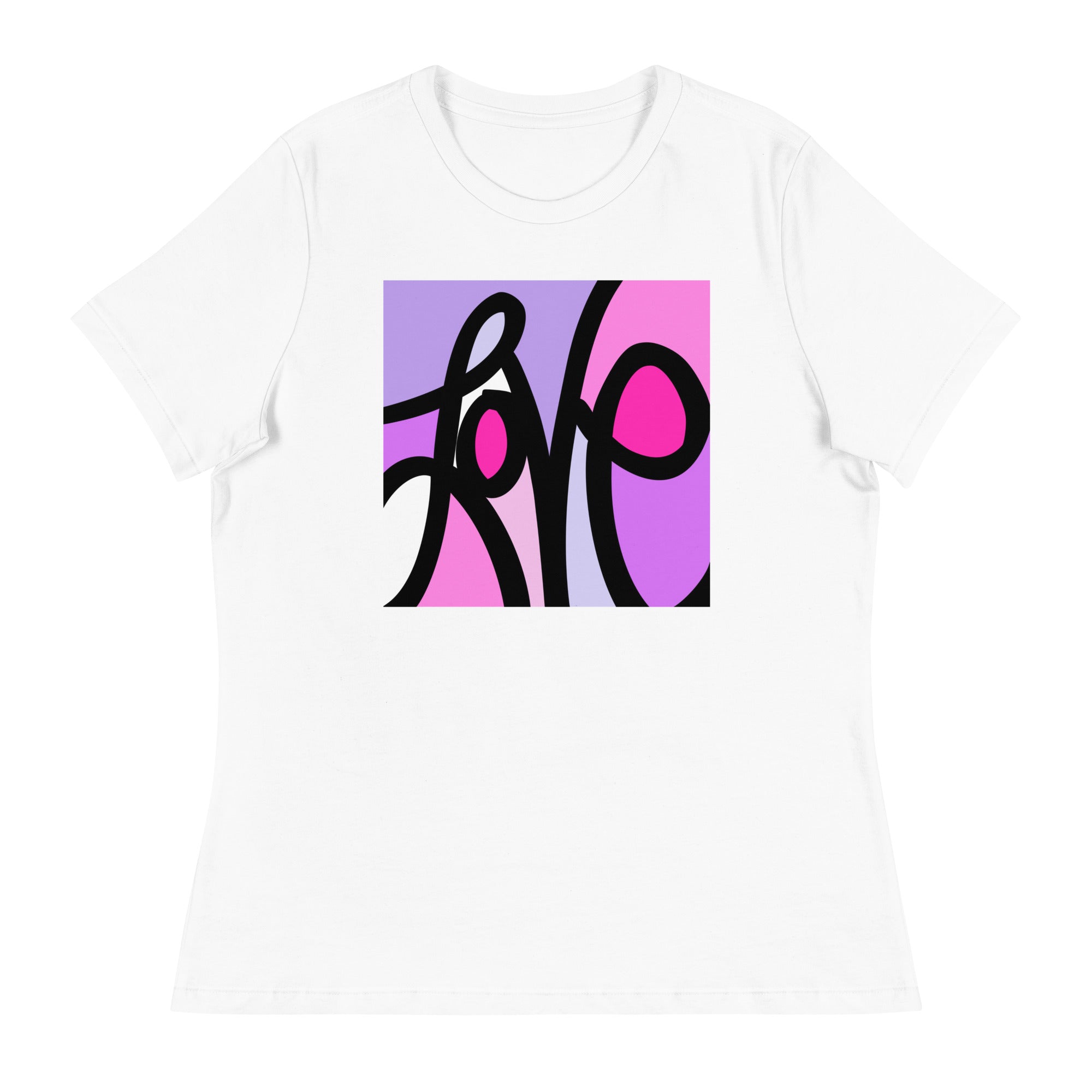 LOVE 1 Pink - Women's Relaxed T-Shirt - Beats 4 Hope