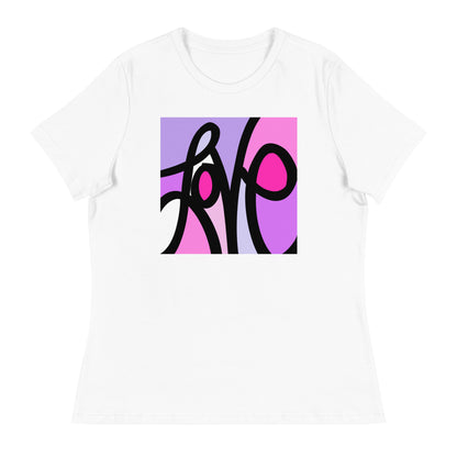 LOVE 1 Pink - Women's Relaxed T-Shirt - Beats 4 Hope