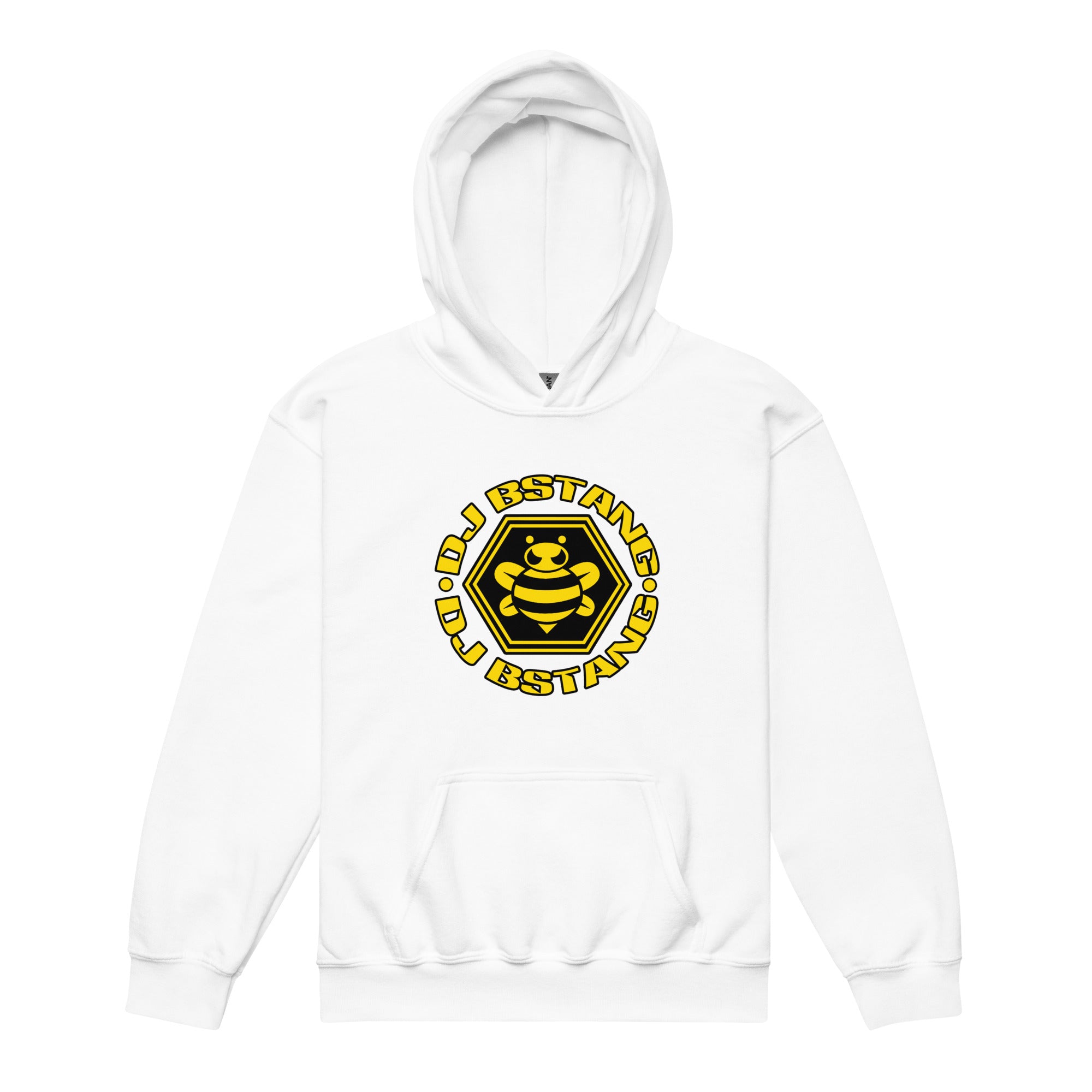 DJBstang - Logo Youth Hoodie - White / XS - White / S - White / M - White / L - White / XL