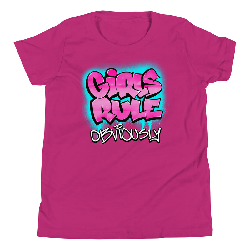 GIRLS RULE OBVIOUSLY - Youth T-Shirt