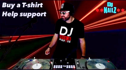 DJ WITH A PURPOSE  T-Shirt - Beats 4 Hope