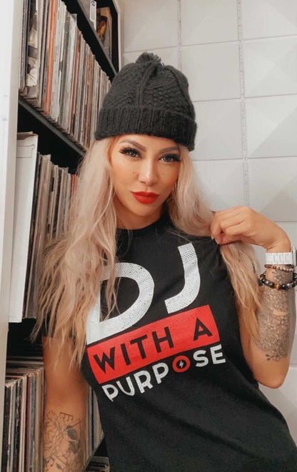 DJ WITH A PURPOSE  T-Shirt - Beats 4 Hope