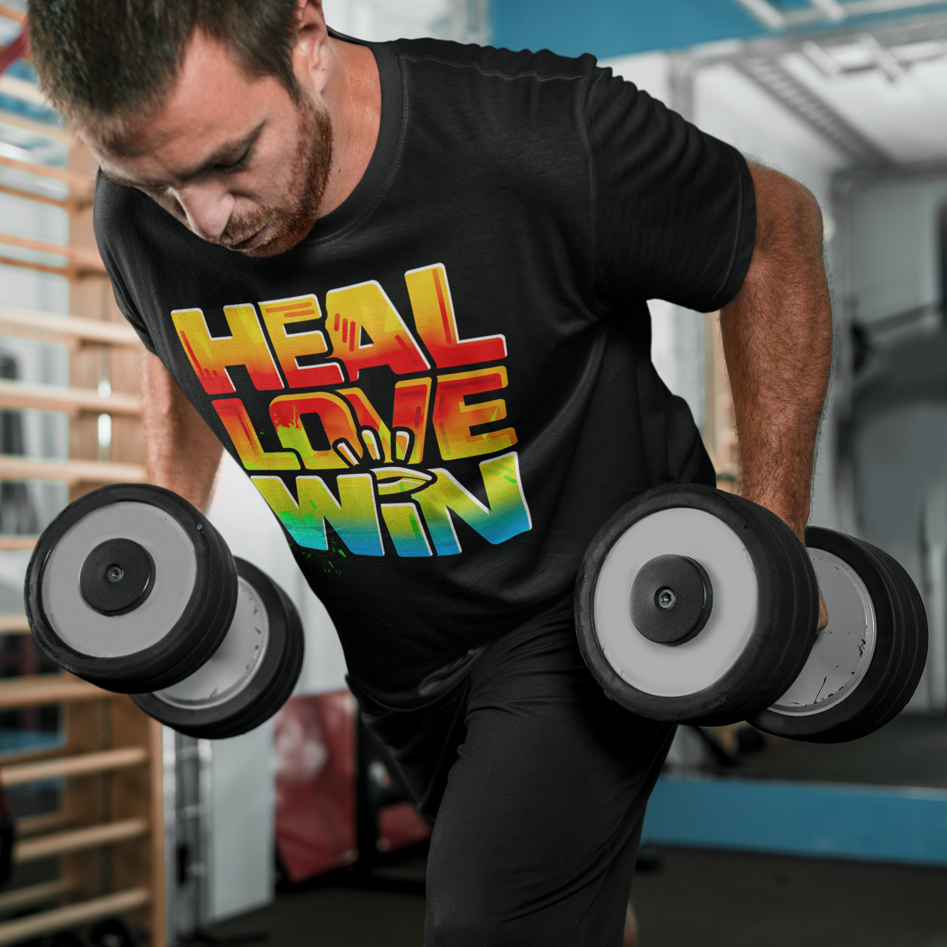 HEAL LOVE WIN Unisex T-Shirt - Beats 4 Hope