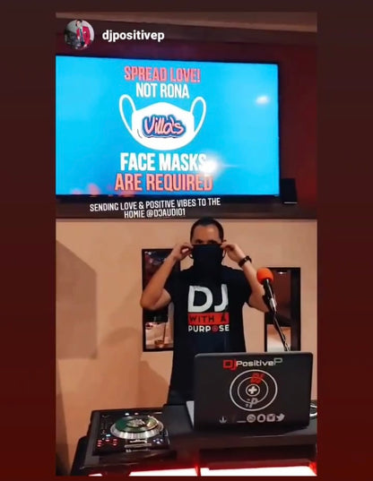 DJ WITH A PURPOSE  T-Shirt - Beats 4 Hope