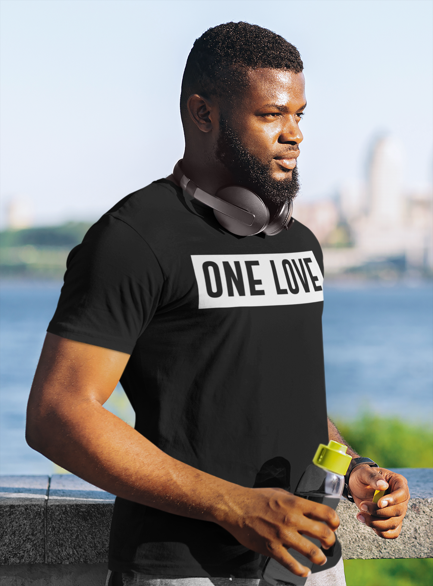 ONE LOVE - Short-Sleeve Unisex T-Shirt - Beats 4 Hope