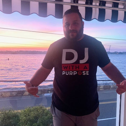 DJ WITH A PURPOSE  T-Shirt - Beats 4 Hope