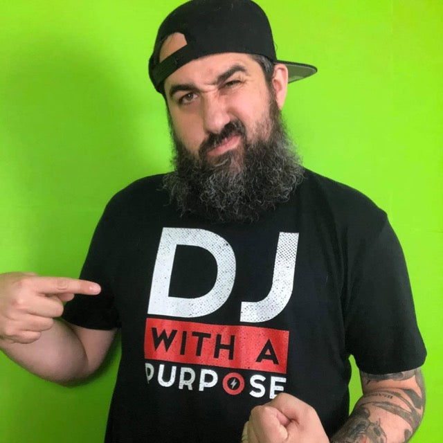 DJ WITH A PURPOSE  T-Shirt - Beats 4 Hope