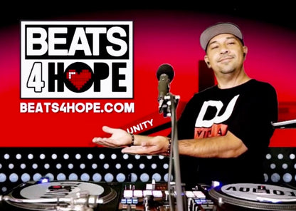 DJ WITH A PURPOSE  T-Shirt - Beats 4 Hope