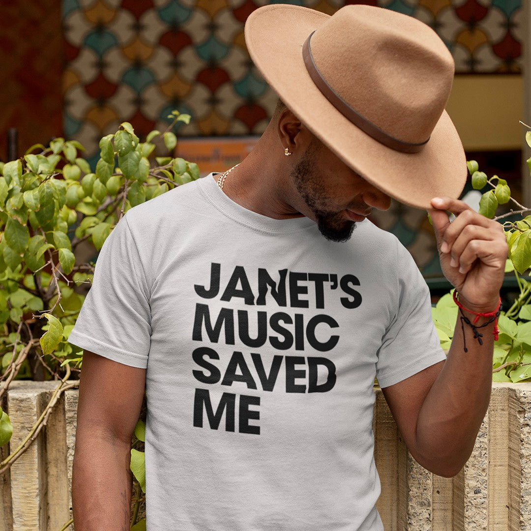 JANET'S MUSIC SAVED MY LIFE - Unisex T-Shirt - Beats 4 Hope