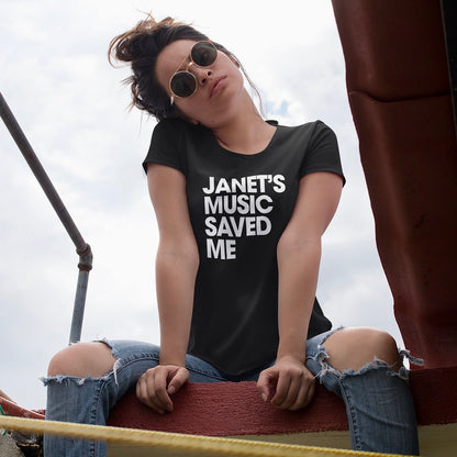 JANET'S MUSIC SAVED MY LIFE - Unisex T-Shirt - Beats 4 Hope