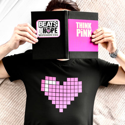 DIGITAL HEART - PINK Limited Edition - Men’s premium T-Shirt - Beats 4 Hope