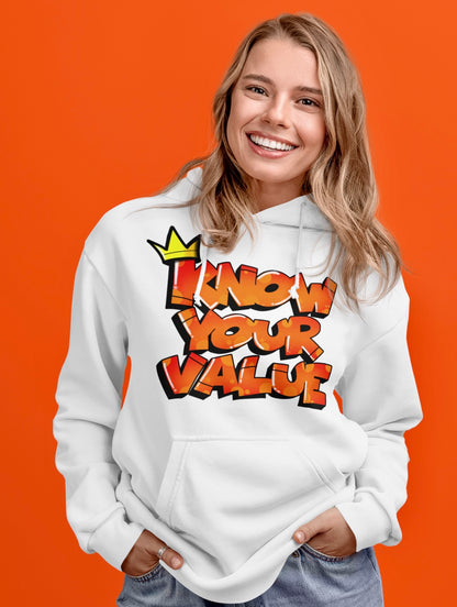 KNOW YOUR VALUE - Unisex Hoodie - Beats 4 Hope