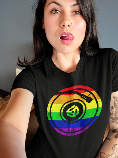 Turntable 45 Pride - Unisex T-Shirt - Beats 4 Hope