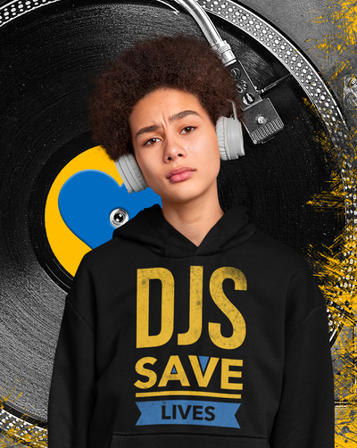 DJS SAVE LIVES - Hoodie (Warriors Edition) - Beats 4 Hope
