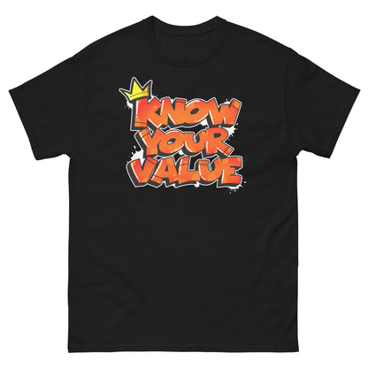 KNOW YOUR VALUE - Men's Classic T-Shirt - Beats 4 Hope