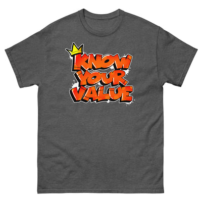 KNOW YOUR VALUE - Men's Classic T-Shirt - Beats 4 Hope
