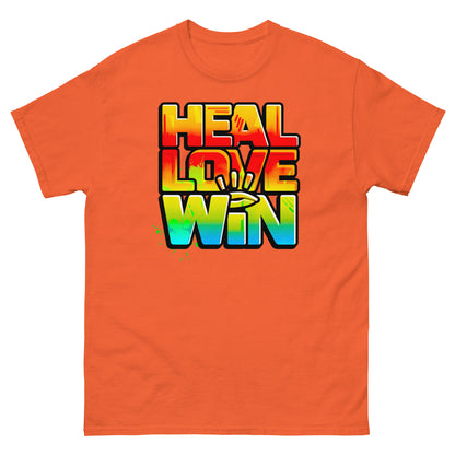 HEAL LOVE WIN - Men's classic t-shirt - Beats 4 Hope