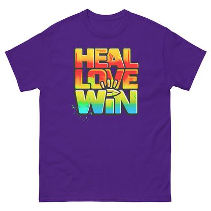 HEAL LOVE WIN - Men's classic t-shirt - Beats 4 Hope