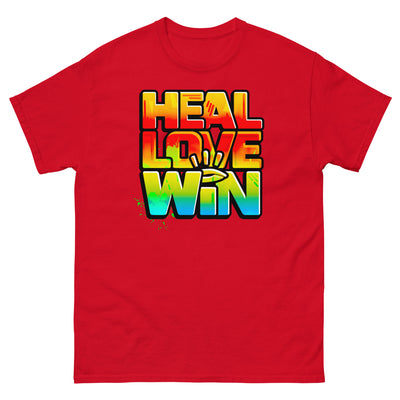 HEAL LOVE WIN - Men's classic t-shirt - Beats 4 Hope