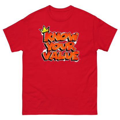 KNOW YOUR VALUE - Men's Classic T-Shirt - Beats 4 Hope