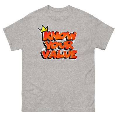 KNOW YOUR VALUE - Men's Classic T-Shirt - Beats 4 Hope