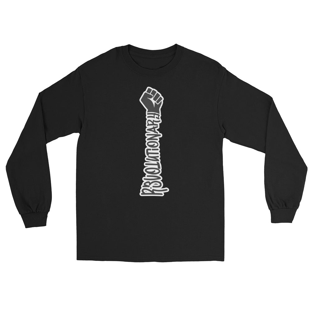 REVOLUTIONARY - Men’s Long Sleeve Shirt - Black / S - Black / M - Black / L - Black / XL - Black / 2XL - Black / 3XL - Black / 4XL