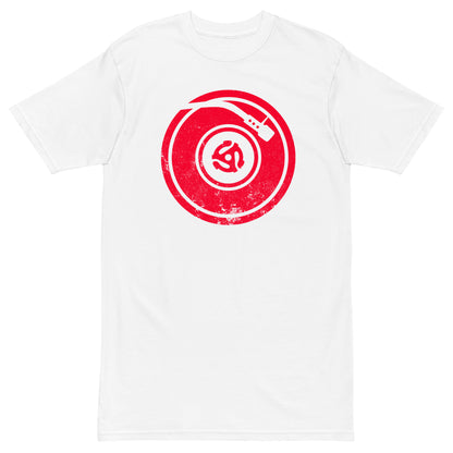 DJ TURNTABLE 45 Men’s premium heavyweight tee - Beats 4 Hope