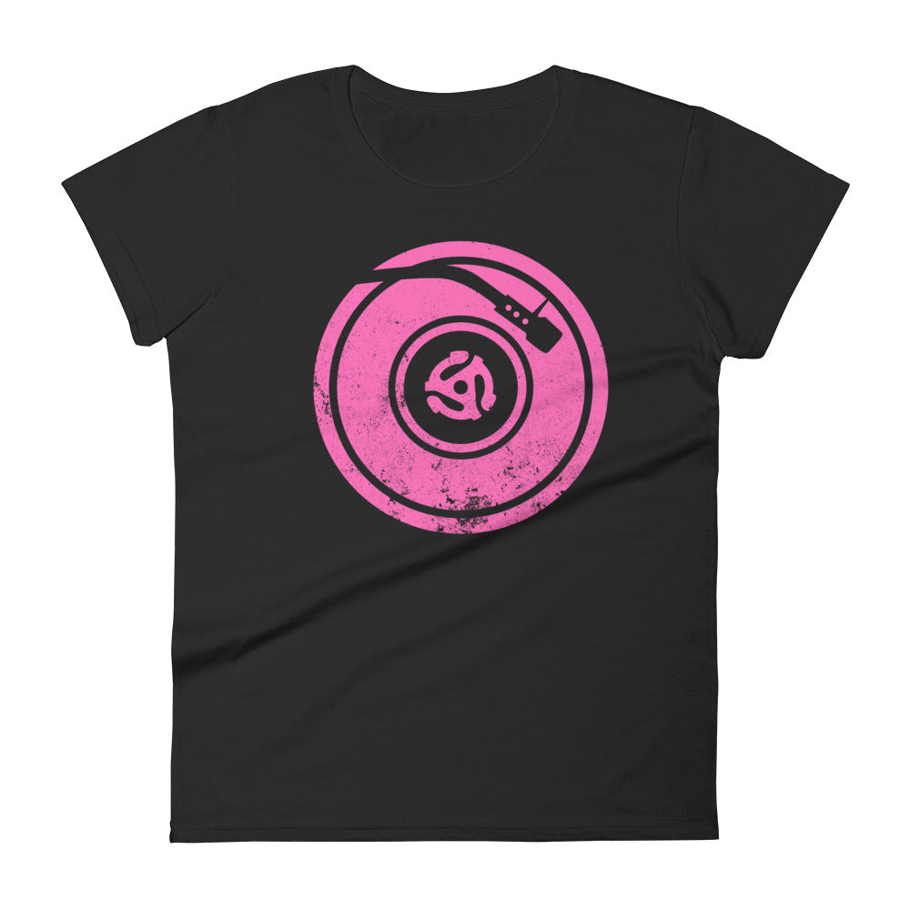 TURNTABLE THINK PINK Women's T-Shirt - Beats 4 Hope