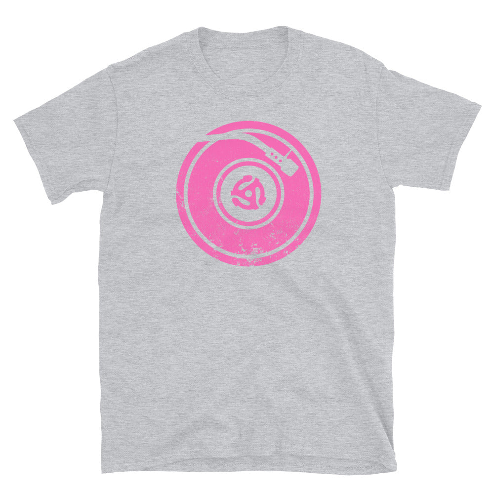 TURNTABLE THINK PINK Unisex T-Shirt - Beats 4 Hope